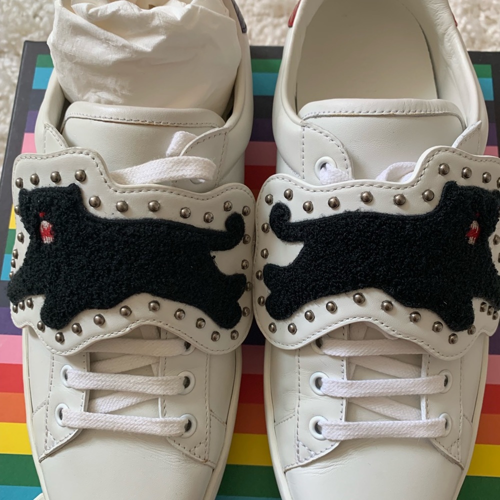 Gucci Ace sneaker with removable jaguar patches